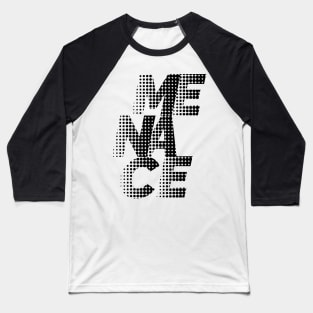 Menace Halftone Baseball T-Shirt